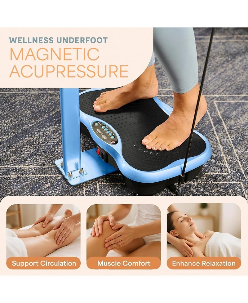LifePro Magnetic Vibration Plate – Full Body Exercise Machine for Recovery, Muscle Toning & Lymphatic Drainage