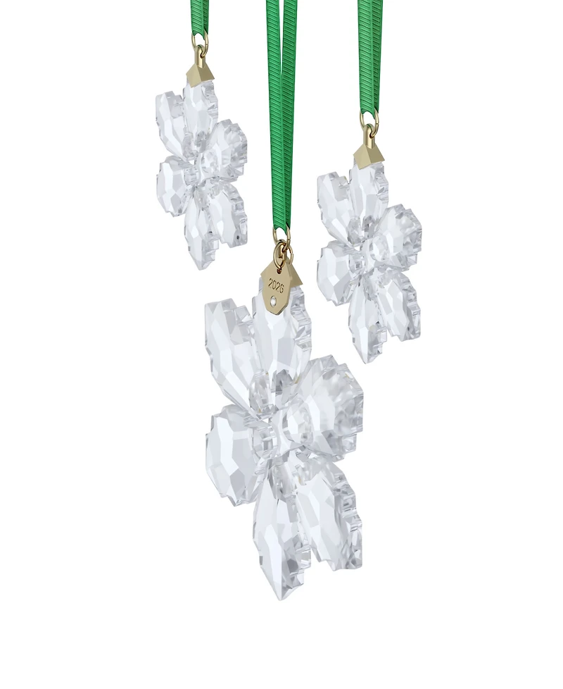 Swarovski 2026 Annual Edition 3-Piece Snowflake Ornament Set