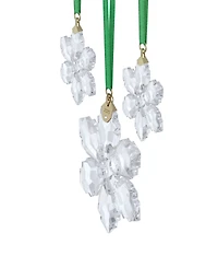 Swarovski 2026 Annual Edition 3-Piece Snowflake Ornament Set
