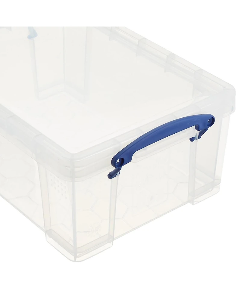 Really Useful Box 9L Storage Container with Snap Lid and Clip Lock Handle (5 Pack)