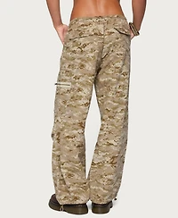 Edikted Women's Demey Camo Baggy Pants