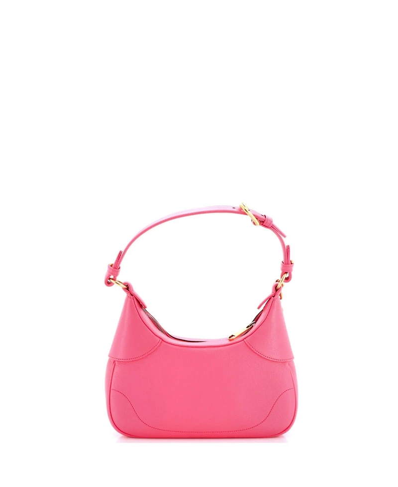 Pre-Owned Gucci Small Aphrodite Zip Shoulder Bag Leather