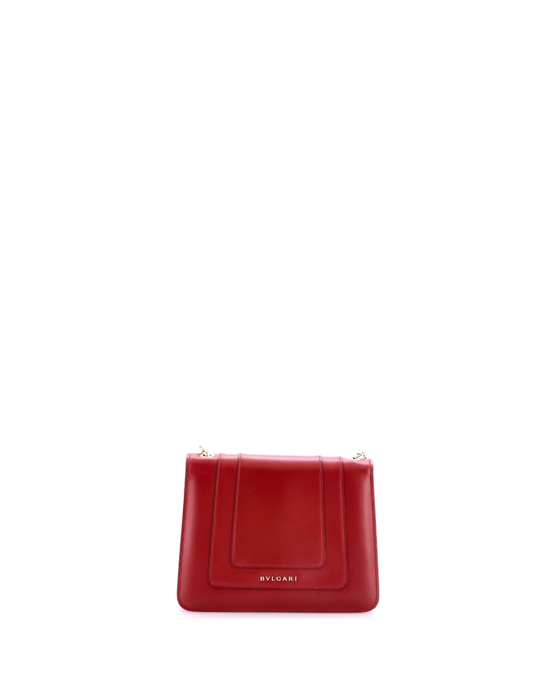 Pre-Owned Bvlgari Small Serpenti Forever Square Shoulder Bag Leather