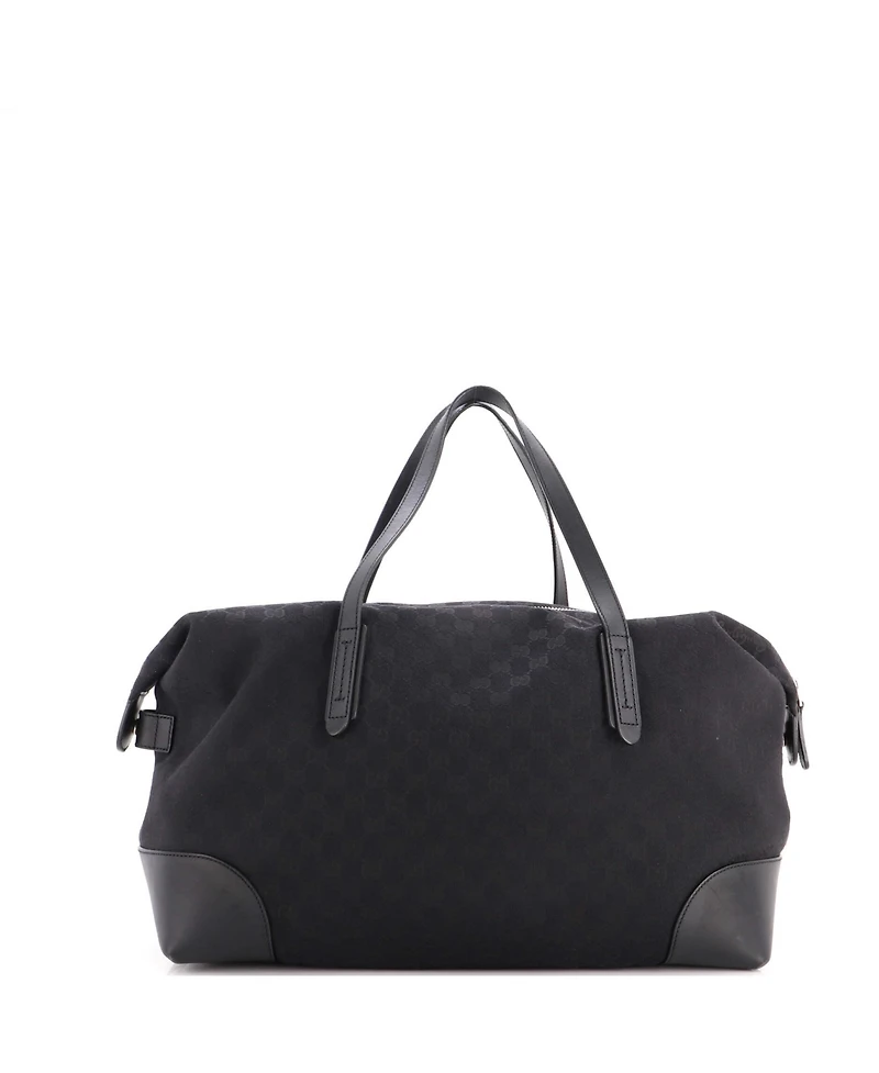 Pre-Owned Gucci Original Carry On Duffle Bag Gg Canvas
