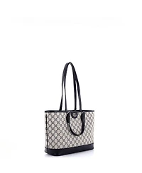 Pre-Owned Gucci Ophidia Top Handle Shopping Tote Gg Coated Canvas and Leather