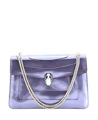 Pre-Owned Bvlgari Medium Serpenti Forever Shoulder Bag Patent