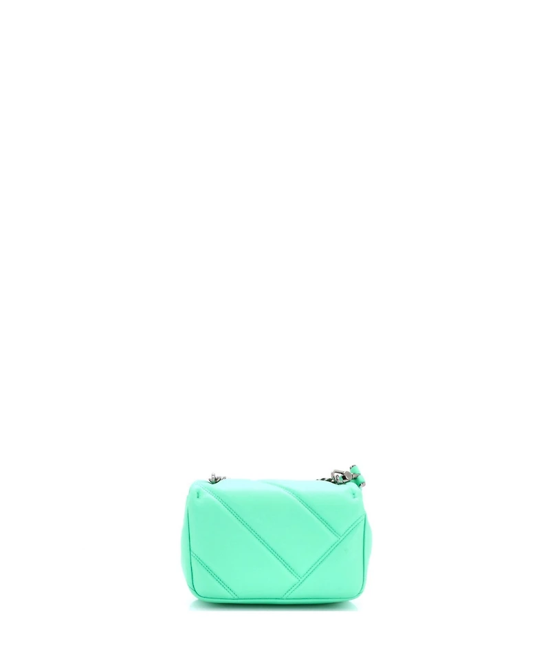 Pre-Owned Bvlgari Mini Serpenti Cabochon Shoulder Bag Diagonal Quilted Leather