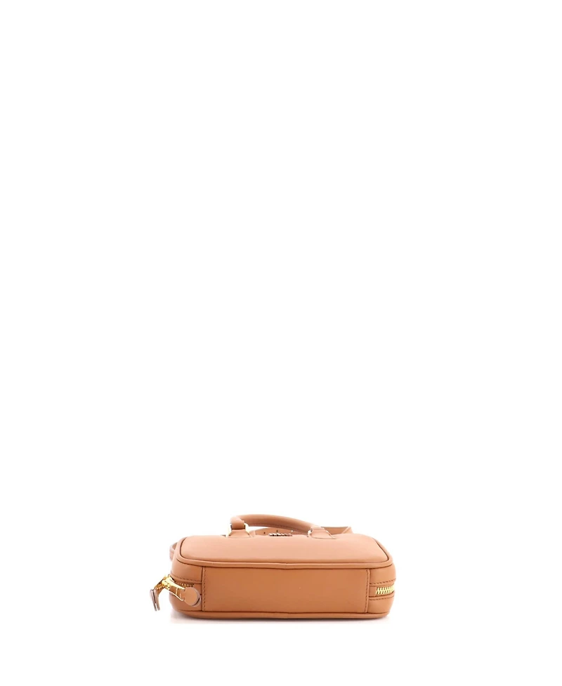 Pre-Owned Miu Miu Mini Arcadie Top Handle Bag Leather