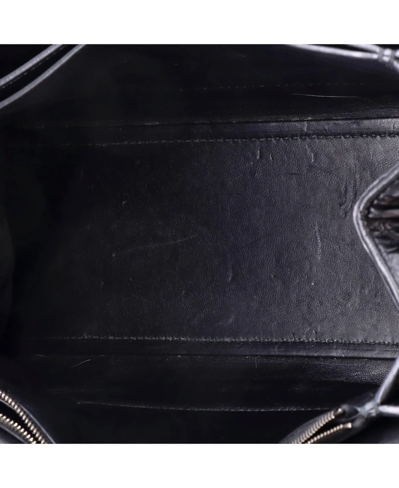 Pre-Owned Balenciaga Medium Crush Chain Flap Bag Quilted Crushed Calfskin