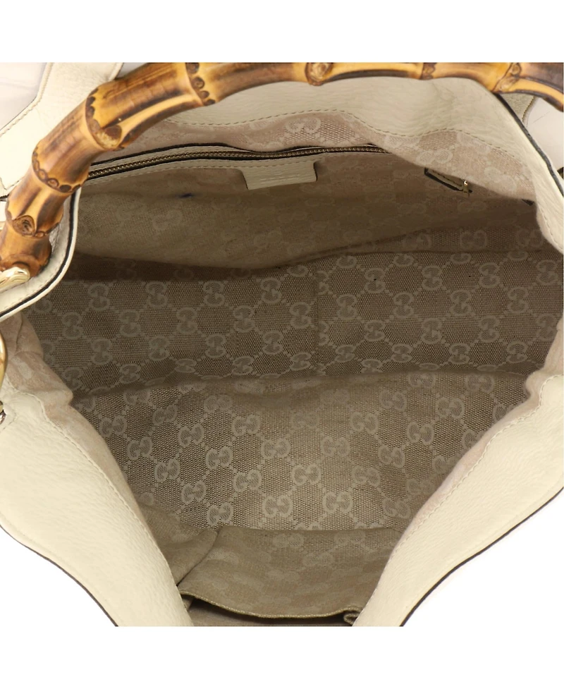 Pre-Owned Gucci Medium Diana Bamboo Shoulder Bag Leather