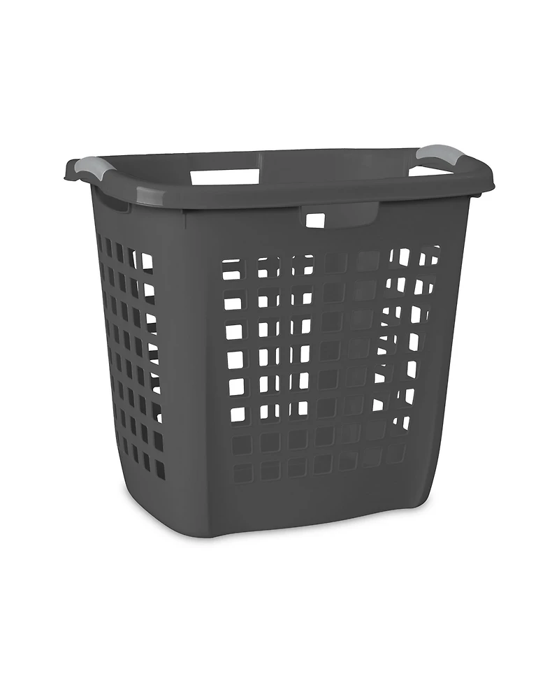 Sterilite Ultra Easy Carry Laundry Basket, 2.1 Bushel with Handles, Grey, 4 Pack
