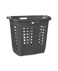 Sterilite Ultra Easy Carry Laundry Basket, 2.1 Bushel with Handles, Grey, 4 Pack