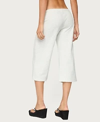 Edikted Women's 80 Sequin Capri Sweatpants