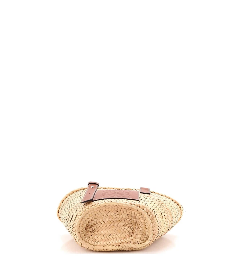 Pre-Owned Loewe Small Basket Tote Raffia