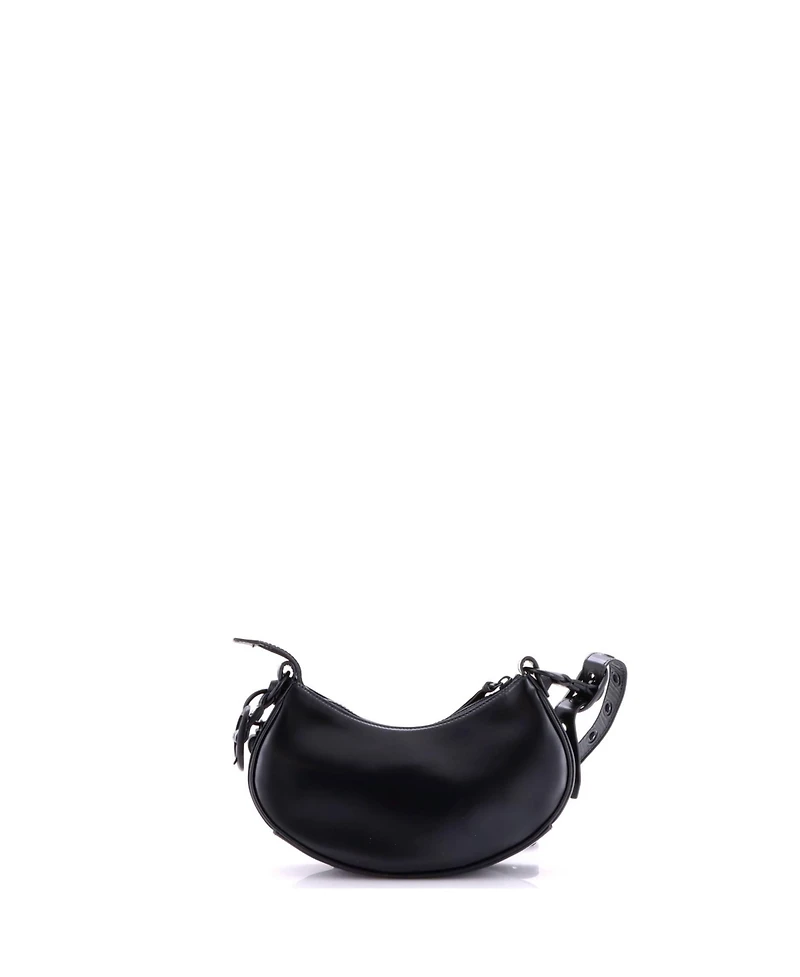 Pre-Owned Balenciaga Xs Le Cagole Giant Studs Shoulder Bag Leather