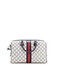 Pre-Owned Gucci Medium Ophidia Convertible Boston Bag Gg Coated Canvas