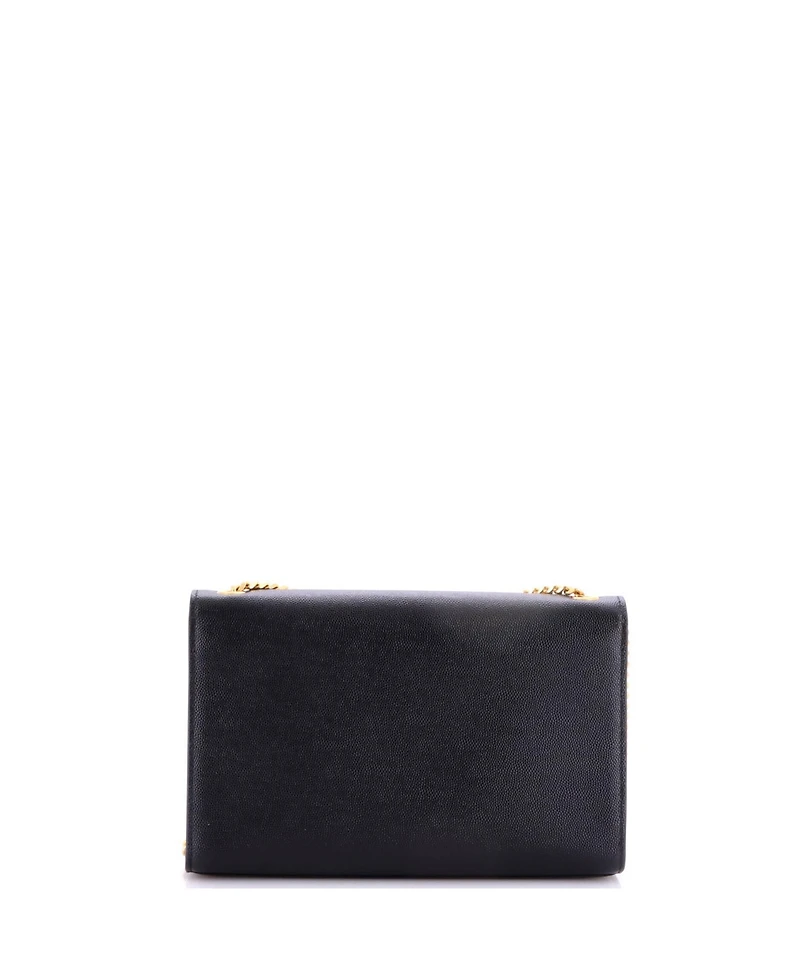Pre-Owned Saint Laurent Medium Classic Monogram Crossbody Bag Grainy Leather