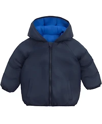 Rokka&Rolla Toddler Boys Reversible Hooded Puffer Jacket 2T-5T