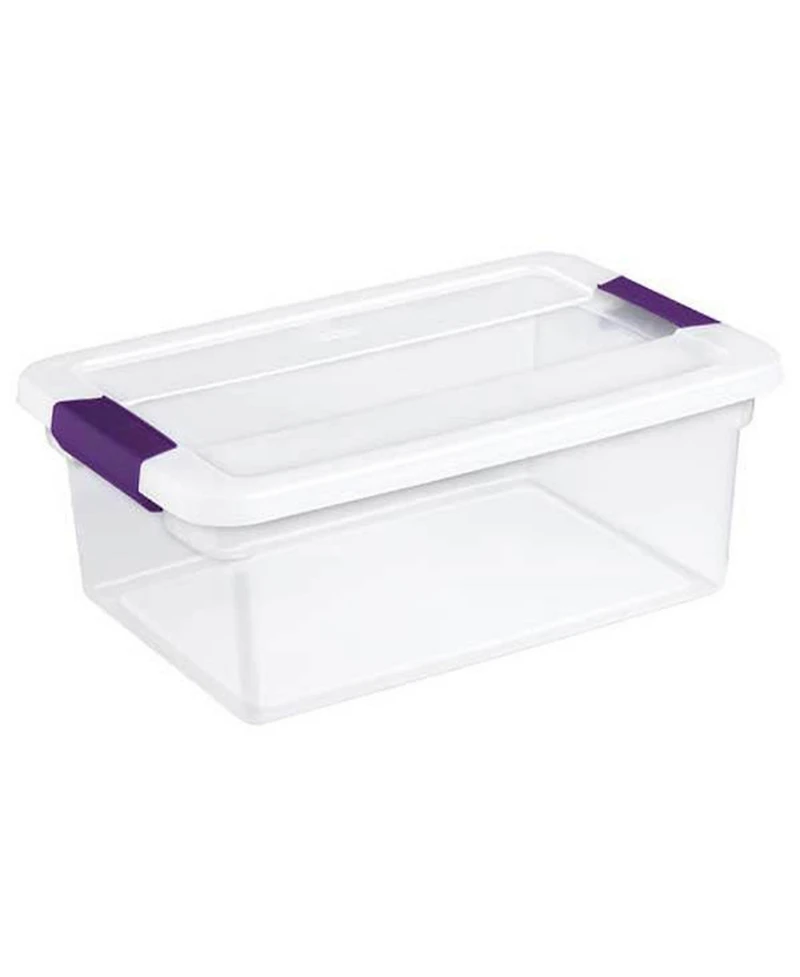 Sterilite 27 Qt Storage Container, 6 Pack, and 15 Qt Storage Container, 12 Pack