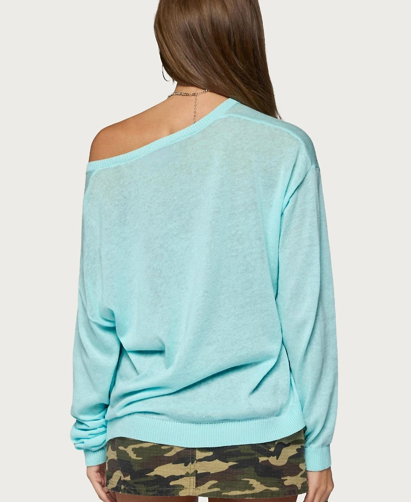 Edikted Women's Geara Knit Long Sleeve Top