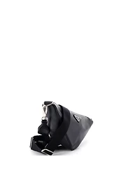 Pre-Owned Prada Small Triangle Logo Zip Crossbody Bag Soft Leather