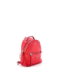 Pre-Owned Fendi Mini DotCom Backpack Quilted Leather