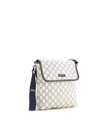 Pre-Owned Gucci Small Flap Messenger Gg Coated Canvas