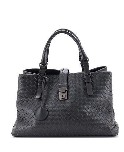 Pre-Owned Bottega Veneta Medium Roma Bag Intrecciato Nappa