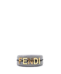 Pre-Owned Fendi Small Fendigraphy Bag Houndstooth Wool