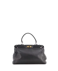 Pre-Owned Fendi Regular Peekaboo Bag Soft Leather