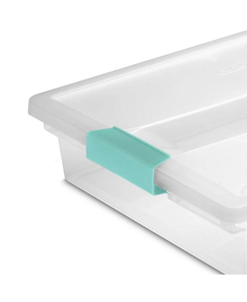 Sterilite Large Clip Storage Box, 12 Pack, and Small Clip Storage Box, 6 Pack