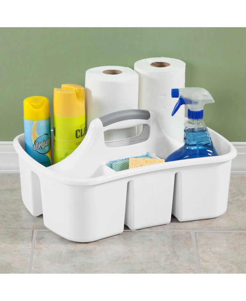 Sterilite Divided Storage Ultra Caddy with 4 Compartments and Handles (18 Pack)