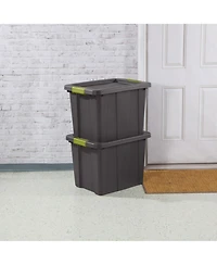 Sterilite Tuff1 Latching 18 Gallon Plastic Storage Container and Lid (18 Pack)