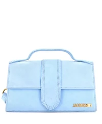 Pre-Owned Jacquemus Le Grand Bambino Flap Bag Suede