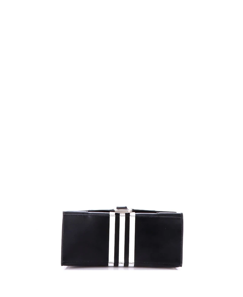 Pre-Owned Balenciaga Small x adidas Hourglass Top Handle Bag Leather