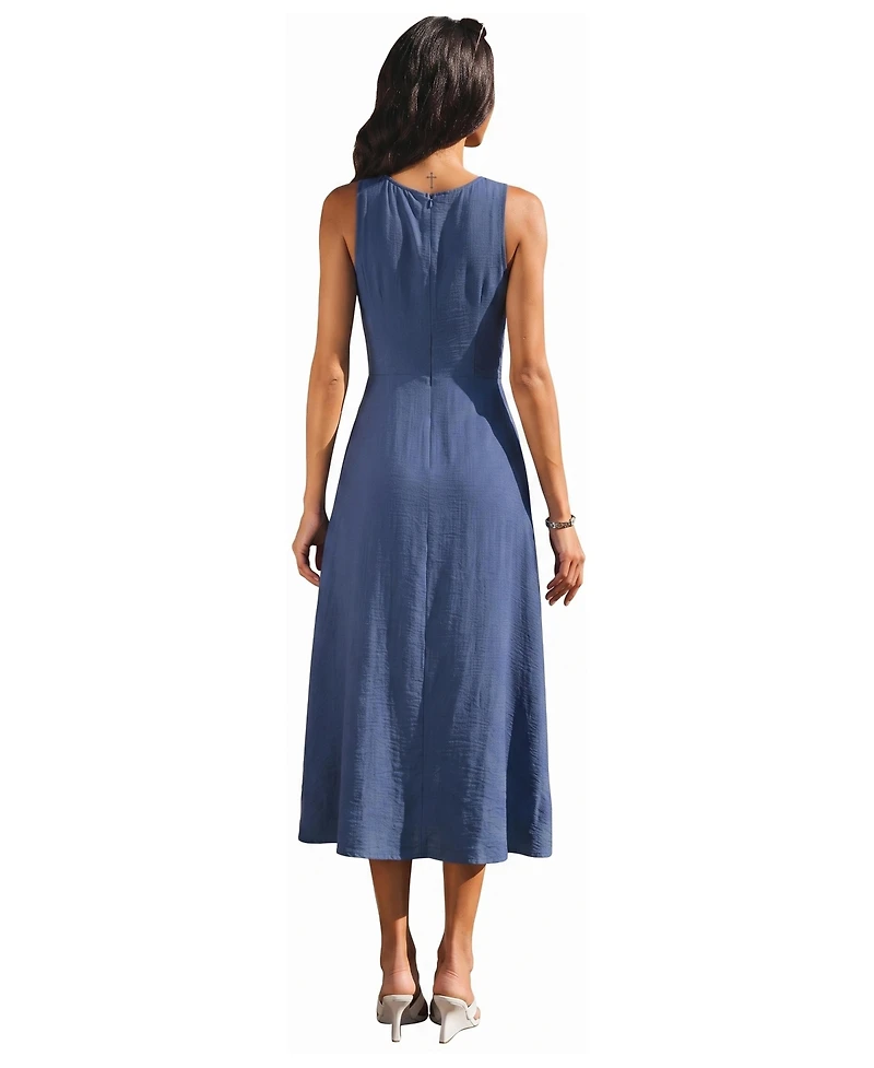 Cupshe Women's Cosmopolitan Blue Midi Beach Dress