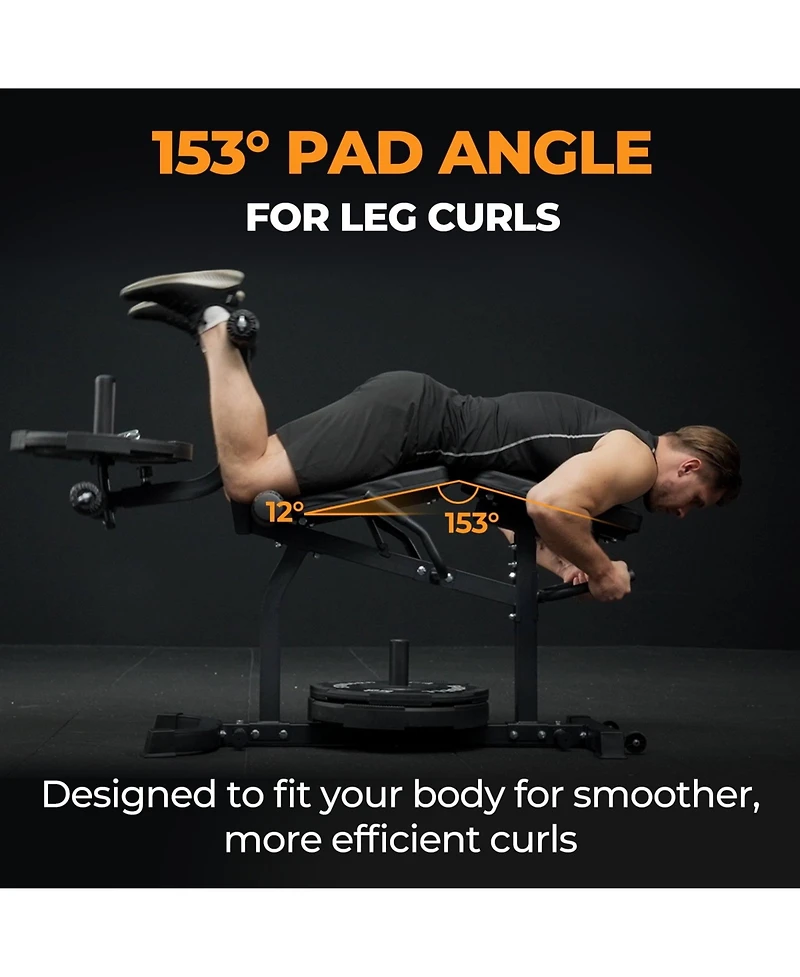 Syedee Leg Extension and Curl Machine, Seated Leg Extension machine and Lying leg Curl Machine for Home Gym with 500lbs, Adjustable Leg Machine