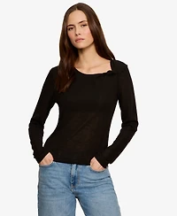 Sanctuary Women's Suki Long-Sleeve Twist T-Shirt