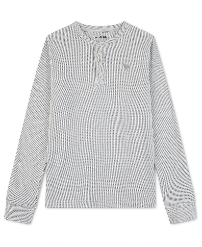 abercrombie kids Boys' 8-20 Clean Waffle Knit Top
