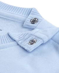abercrombie kids Baby Boys' and Girls' Essential Crewneck Top Pants, 2-Piece Set