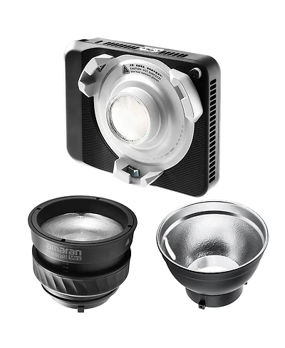 amaran Ray 60c 60W Full-Color Ultra-Compact Cob Led Video Light with 7" Reflector and Mini Fresnel