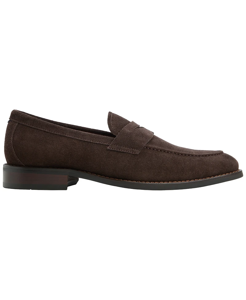 B by Brooks Brothers Men's Glenrock Almond-Toe Leather Loafers