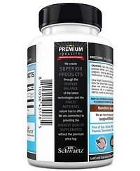 BioSchwartz Coconut Oil Capsules 2000mg, Extra Virgin Unrefined Cold Pressed, Mct Rich, for Healthy Skin, Nails, Hair Growth, Digestion, 240 Count