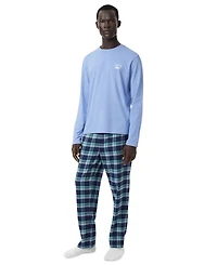 Lacoste Men's Crewneck Pajama, 2-Piece Set