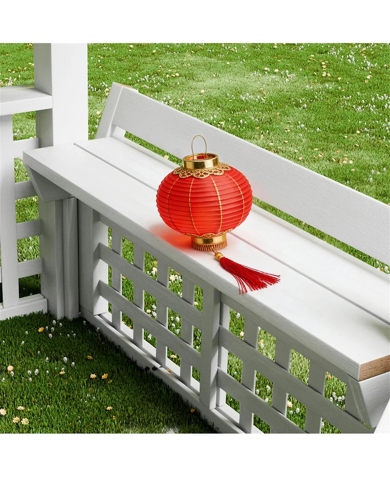 Yobtop Modern Outdoor Wooden Playhouse for Children