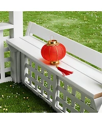 Yobtop Modern Outdoor Wooden Playhouse for Children