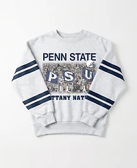 Gameday Couture Women's Penn State Nittany Lions Off the Grid Oversized Fleece Graphic Sweatshirt