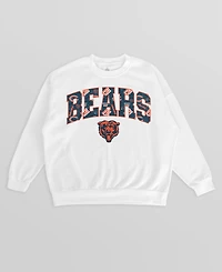 Gameday Couture Women's Chicago Bears Oversized Dropped-Shoulder Crewneck Sweatshirt