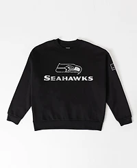 Gameday Couture Women's Seattle Seahawks Bold Move Oversized Crewneck Sweatshirt