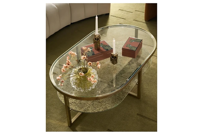 Z Gallerie Citron Ice Glass Vase